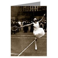 1926 French Tennis Star Suzanne Lenglen Note Card Set