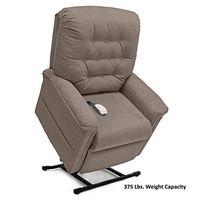Pride LC-358L (Large) Heritage 3-Position Lift Chair with Inside Delivery and Setup Option (Cloud 9 Stone, Curbside Delivery)