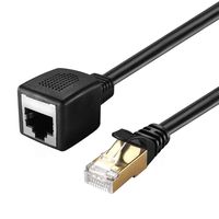 Ethernet Extension Cable 6 Feet, PLUSPOE Shielded Network Cat6 Extension Patch Cable RJ45 Cords Shielded Male to Female Connector for VoIP Phones, NAS, PoE Devices, Hub, DSL, Xbox, PS2, PS3 etc