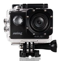 4K WIFI Sports Action Camera 16MP Full HD 1080P 2 Inch LCD Screen 170° Wide Angle Lens Waterproof (memory card not Included)-JUNING