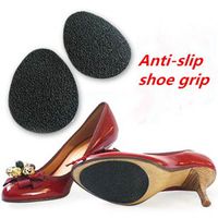 YOUZUO 10Pcs Anti-Slip Shoes Sole Protector High Heels Shoe Pads Adhesive Grip Repair Protector Pads Slippery Cushion Sticker Forefoot Rubber Insole for Women
