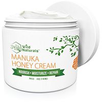 Manuka Honey Healing Eczema Cream : Aloe Vera + Shea Butter + Coconut Oil + Hemp Seed Oil Anti Itch Natural Moisturizer Face and Body Lotion for Dry Skin Dermatitis Psoriasis Rosacea Sunburn Relief
