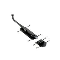 Colonial Charm Black RSF Cast Iron Door Slide Dead Bolt 9" Inch Wide