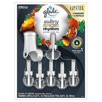 Glade Sultry Spiced Rhythm PlugIns Scented Oil 6 Refills + Warmer (Choose Your Scent)
