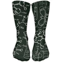 ETcRe Men&Women's Science Chemistry Formula Fashion Crew Sock Athletic Ankle Dress Sock One Size