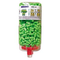 Moldex 6845 Pura-Fit PlugStation Earplug Dispenser, Cordless, 33NRR, Bright Green, 500 Pairs
