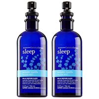 Bath & Body Works Aromatherapy Sleep Lavender Vanilla Pillow Mist, 5.3 Fl Oz, 2-Pack (Packaging May Vary)