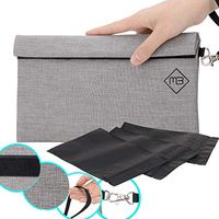 Smell Proof Bag - Quality Odor Smell Proof Carbon Lined Storage, Stash, Travel Case & Pouch - Eliminates & Traps Odor, Smell, Stink, Scent, Keep Herbs Tea & Goods Fresh, Premium Universal 2020 Version