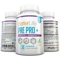 PreProPlus Prebiotics and Probiotics in One Bottle, Patented De111 and PreforPro Clinically Proven to Ensure Each Live Organism Truly Works in Your Gut (3 Bottles)