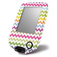 MightySkins Skin Compatible with Abbott Freestyle Libre - Rainbow Chevron | Protective, Durable, and Unique Vinyl Decal wrap Cover | Easy to Apply, Remove, and Change Styles | Made in The USA