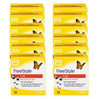 FreeStyle Lite Blood Glucose Test Strips - 50 ct, Pack of 12