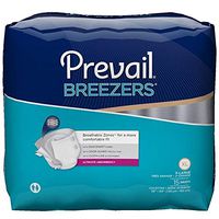 Prevail Breezers Ultimate Absorbency Incontinence Briefs, Extra Large, 15-Count