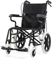 Xiaochongshan Folding Wheelchair Back, Deck Carrying Electric Wheelchairs, Intelligent Lightweight Foldable Electric Wheelchair, Small Electric Wheelchair, (Color : Black)