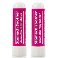 Nausea and Tummy Relief 2 Pack Aromatherapy Inhaler, Stomach Soother with Essential Oils