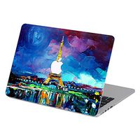 Customized Famous Painting Series Eiffel Tower Paris City France Landmark Special Design Removable Vinyl Decal Top Front-cover Sticker Skin for Macbook Pro 13" with Retina Display (Model A1425/a1502)