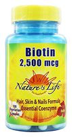 Nature's Life - Biotin Essential Coenzyme 2500 mcg. - 100 Vegetarian Capsules