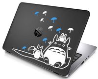 DecalPro Designs Totoro Studio Ghibli Die-Cut Vinyl Decal Sticker for MacBook Laptop or Any Smooth Surfaces (White)