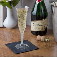 Fineline Settings Flairware Clear 5 oz. Two-Piece Champagne Flute, 100 Flutes