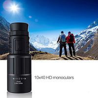 Monocular Telescope High Power 10x40 Portable Dual Focus Optics Scope, Waterproof Scope, BAK4 Multi-Coated Zoom Lens for Hunting Bird Watching Camping Outdoor Sporting