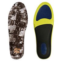 Mens Insole for Work Boots. Extra Cushion Insole with Flexible Support. Adaptive Arch and Gel Insert (City, US 8.5-10 / EU 41-43)