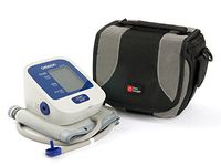DURAGADGET Black & Grey Carry Case w/Padded Interior & Shoulder Strap - Compatible with Omron Blood Pressure Monitor - M3 HEM-7131-E | OM-M2 & M2