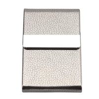 Jacksking Storage Case, Fashionable Cigar Cigarette Case Tobacco Lighter Holder PU Leather Storage Container Box(Gray)
