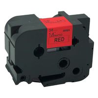 QPMY 1 Pack Compatible for Brother P-Touch Laminated TZe TZ 461 Label Tape Width 1.5" 36mm x Length 26.2' 8m (Black on Red)