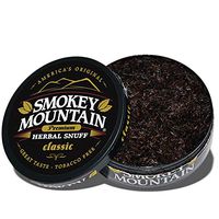 Smokey Mountain Herbal Snuff - Classic - 1-Can - Nicotine-Free and Tobacco-Free