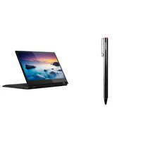 Lenovo Flex 14 Convertible Laptop, 14 Inch FHD (1920 X 1080) IPS Touch Display, Intel Core I5-8265U Processor, 8GB DDR4 RAM, 128GB Nvme SSD, Onyx Black & Active Capacity Pens - Black