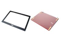 Genuine DJWJD, 6W3DG Dell 14.1" Latitude E6410 LCD Front Bezel and Red Back Cover Kit Set Combo With Hinges Front Bezel Part Numbers: DJWJD, 0DJWJD Cover Part Numbers: 6W3DG, W13GH, A10101, A09C01