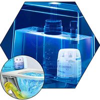 Magic Household Automatic Toilet Cleaner Protable Flush Bottled Cleaner Bathroom Cleaner with Blue Bubble (Blue(1 Pc))