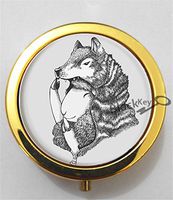 BlackKey Sheep 3-Compartment Decorative Pocket Gift Box Case Organizer for Pill, Color 2 -2170