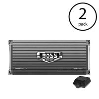 Boss Audio AR4000D Armor 4000W Monoblock Class D Car Amplifier + Remote (2 Pack)