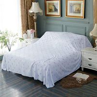 Household Dust Cover, Bed Sofa Dust Cloth Dust Cloth Gray Cloth Cover Furniture Dust Cloth Gray Cloth Cloth Cloth (Color : D, Size : 200240CM)