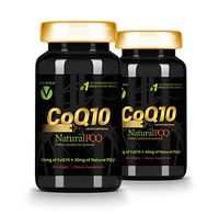 CoQ10 QQ - CoQ10 Plus Natural PQQ (2 Bottles - 60 Vegetarian Softgels)
