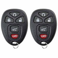 KeylessOption Keyless Entry Remote Control Car Key Fob Replacement for 15913415 (Pack of 2)