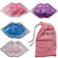 Lip Ice Pack for Cosmetic, Cold Use for Lip Keep Lipstick from Fading, Heat Use for Makeup Remover, Gift for Girl Woman. Hot and Cold Pack use for Small Swelling and Bleeding Wounds