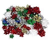 Hollywood Ribbon Inc. Christmas Bows Assortment, 84-Count