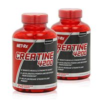 MET-Rx Creatine 4200 Supplement, Supports Muscles Pre and Post Workout, 240 Count Per Bottle, 2 Pack (480 Total Count)