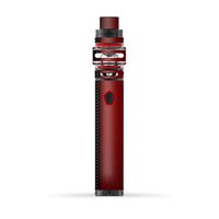 Skin Decal Vinyl Wrap for Smok Stick Baby Prince Vape Stickers Skins Cover/Black and Red Leather Pattern
