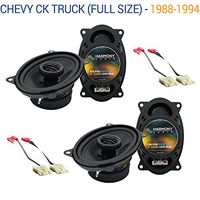 Compatible with Chevy CK Truck (Full Size) 1988-1994 Factory Speaker Upgrade Harmony (2) R46 New