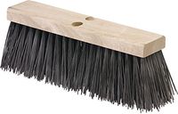 Carlisle 3611302401 Flo-Pac Hardwood Block Floor Sweep, Heavy Polypropylene Bristles, 5.13" Bristle Trim, 24" Length, Brown (Pack of 6)