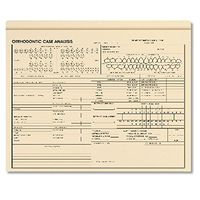 ComplyRight Orthodontic Case Analysis Envelo-File-Office Document Organizer-Pack of 25