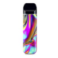 IT'S A SKIN Decal Vinyl Wrap for Smok Novo Pod System Vape Sticker Sleeve Cover/Oil Slick Resin Iridium Glass Colors