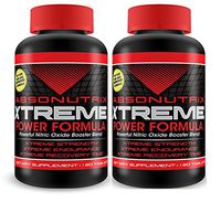 2 Absonutrix Xtreme Power Formula Powerful Nitric Oxide Booster Blend 120 Tablets Xtreme Strength Xtreme Endurance Xtreme Recovery Time