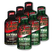 5 Hour Energy, 12 Extra Strength Berry + 12 Extra Strength Strawberry Watermelon, 24 Count