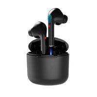 Wireless Earbuds Bluetooth Mini Stereo Headset with Microphone,Hi-Fi Sound,Small in Ear Earphones 5.0 with Portable Charging Case/Box for iPhone,Samsung,Huawei,Android,iOS,Smart Phone(Black)