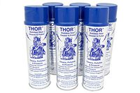 18 Oz. Thor Stainless Steel Cleaner & Polish (6 Cans): Clean and Polish Stainless Steel Appliances Including Brass, Copper, Aluminum, Formica and Porcelain Surfaces