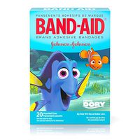 Band-Aid Brand Adhesive Bandages, Disney/Pixar Finding Dory Characters, Assorted Sizes, 20 ct