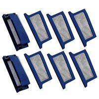 Cuekondy 2 Reusable Filters & 6 Disposable Ultra-Fine Filters,Replacement Parts Spare Kits